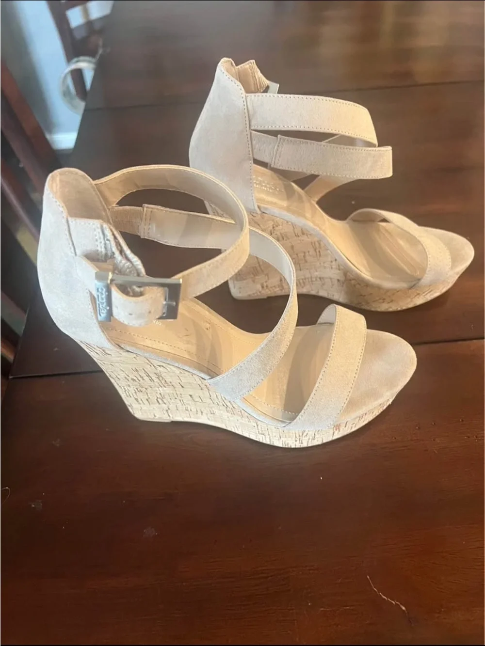Charles by Charles David Cork Wedge beige Sandals Regular price $109